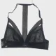 Lou Γυναικείο Μαύρο Bralette με Κούμπωμα Μπροστά με Δαντέλα 51296 Lou Γυναικείο Μαύρο Bralette με Κούμπωμα Μπροστά με Δαντέλα 51296
