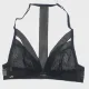 Lou Γυναικείο Μαύρο Bralette με Κούμπωμα Μπροστά με Δαντέλα 51296 Lou Γυναικείο Μαύρο Bralette με Κούμπωμα Μπροστά με Δαντέλα 51296