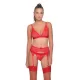 Milena by Paris Γυναικείο sexy Bralette Lace Σουτιέν Κόκκινο με δαντέλα και χρυσές λεπτομέρειες !! 010186 Milena by Paris Γυναικείο sexy Bralette Lace Σουτιέν Κόκκινο με δαντέλα και χρυσές λεπτομέρειες !! 010186