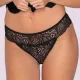 Luna γυναικείο sexy μαύρο brazil εσώρουχο με  Δαντέλα 25850