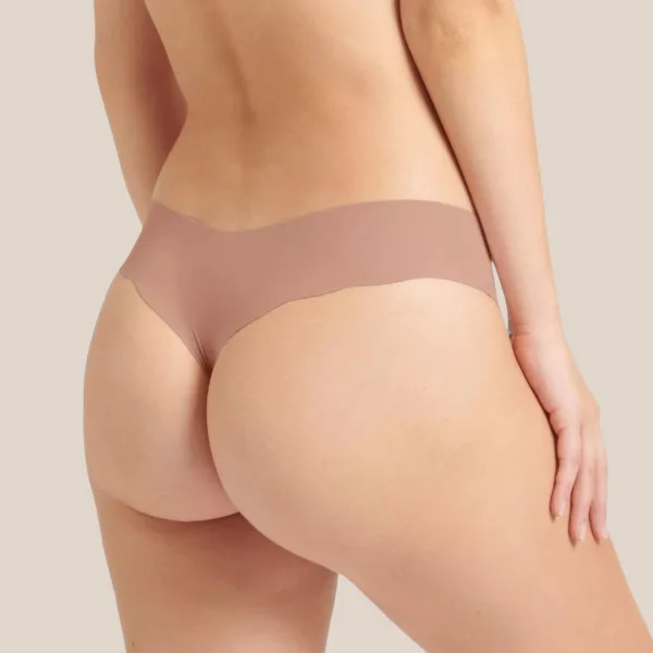 Sloggi Γυναικεία String Χωρίς Ραφές Σετ 2τεμ Modal Σκούρο Μπεζ Μαρόν 10214693.00ΜΕ Ζero Modal Invisible Sloggi Γυναικεία String Χωρίς Ραφές Σετ 2τεμ Modal Σκούρο Μπεζ Μαρόν 10214693.00ΜΕ Ζero Modal Invisible
