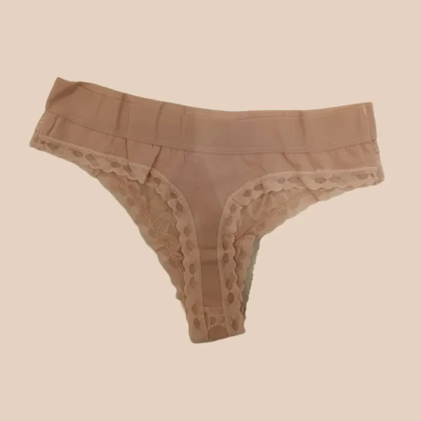 Dyana Intimates Γυναικείο Sexy String εαώρουχο με φανταστική δαντέλα 6272 Σκούρο Ροζ Dark Pink 