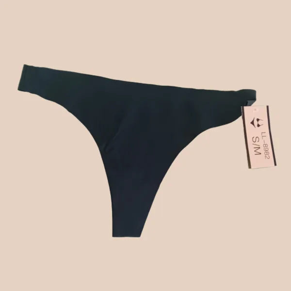 Γυναικείο Οικονομικό Εσώρουχο Laser Cut Invisible String 8982 Black Μαύρο Γυναικείο Οικονομικό Εσώρουχο Laser Cut Invisible String 8982 Black Μαύρο