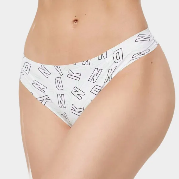 DKNY Γυναικείο Λεύκο invisible Στρίνγκ με το Λογότυπο της DKNYDK5026
