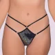 Milena String Micro Thin Lace Στρίνγκ Μαύρο Shine Τύπος 007683 Milena String Micro Thin Lace Στρίνγκ Μαύρο Shine Τύπος 007683