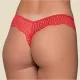 Milena by Paris Γυναικείο sexy εσώρουχο κόκκινο String με δαντέλα 007701 Milena by Paris Γυναικείο sexy εσώρουχο κόκκινο String με δαντέλα 007701