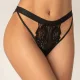 Milena by Paris Γυναικείο sexy εσώρουχο String Tanga Lace 007643 BLACK