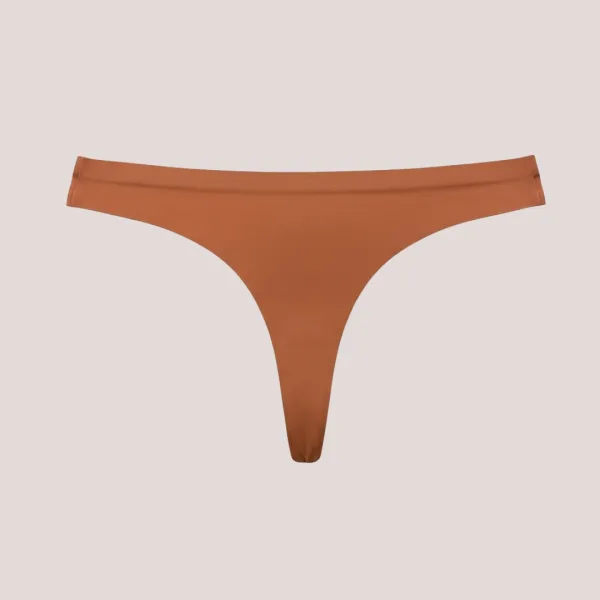 Γυναικείο Οικονομικό Εσώρουχο Laser Cut Invisible String 8982 ORANGE Πορτοκαλί