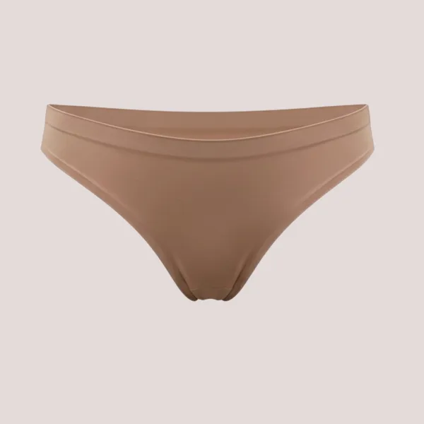 Γυναικείο Οικονομικό Εσώρουχο Laser Cut Invisible String 8982 Σάπιο μήλο