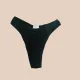Palco Sciesser Γυναικείο String βαμβακερό εσώρουχο Μαύρο Simply Cotton best emotion 4197 Black