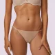 Ysabel Mora Γυναικείο Μπεζ Beige βαμβακερό cotton Thong με λεπτό κορδόνι στα πλαϊνά Στρίνγκ 19643