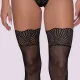 Milena by Paris Stockings Sexy Μαύρες Κάλτσες με Δαντέλα 005424