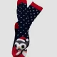 Bali Socks Γυναικείες Χριστουγεννιάτικες Thermal-Ισοθερμικές Κάλτσες με Κουκουβάγια Μπλέ Νο 36-40 Bali Socks Γυναικείες Χριστουγεννιάτικες Thermal-Ισοθερμικές Κάλτσες με Κουκουβάγια Μπλέ Νο 36-40