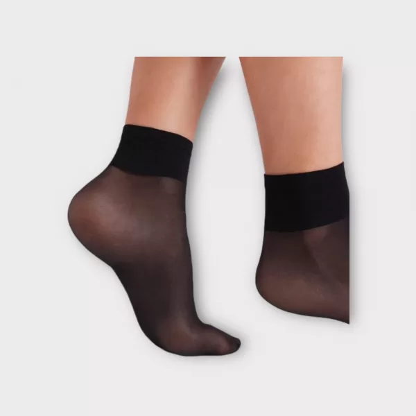Ysabel Mora Ankle High Καλτσάκια 2τεμ 20 DEN Μαύρο 15155 Ysabel Mora Ankle High Καλτσάκια 2τεμ 20 DEN Μαύρο 15155