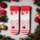 Conte Women's Socks New Year Χριστουγεννιάτικες Κάλτσες Τάρανδος λευκό 36-39 19C-71C Conte Women's Socks New Year Χριστουγεννιάτικες Κάλτσες Τάρανδος λευκό 36-39 19C-71C