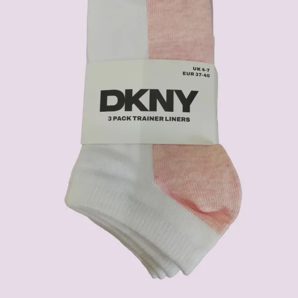 DKNY Γυναικείες Βαμβακερές χαμηλές Κάλτσες Σετ 3τεμ Λευκές διάφορα χρώματα στο πάτημα S4-0428 Νο 37-40 DKNY Γυναικείες Βαμβακερές χαμηλές Κάλτσες Σετ 3τεμ Λευκές διάφορα χρώματα στο πάτημα S4-0428 Νο 37-40