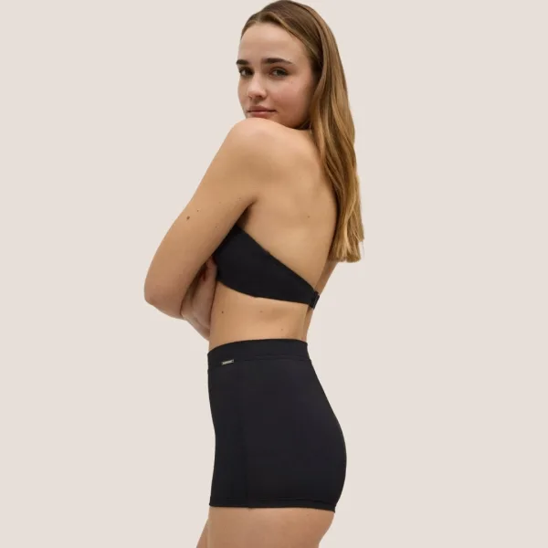 Ysabel Mora Γυναικείο Μαγιό Slip  Σόρτς Μαύρο  Swimwear Summer Collection 82870 BLACK