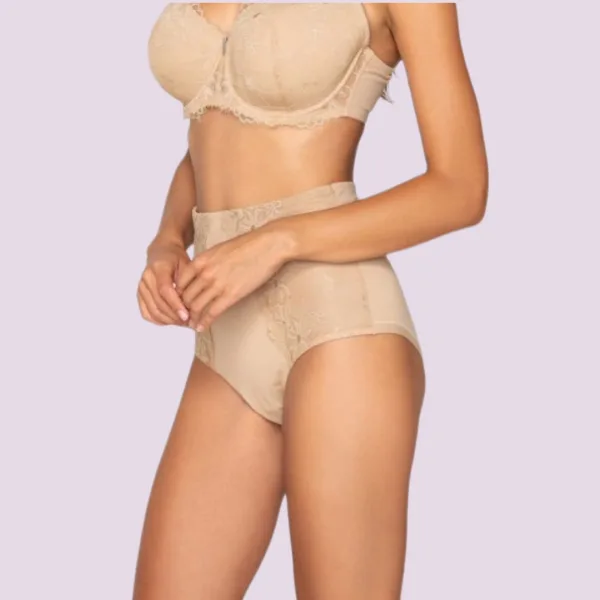 Luna Γυναικείο Μπεζ Λαστέξ Σύσφιξης Shaper high waist Maxi ιδανικό για κοιλιά & ανόρθωση 25502 Beige