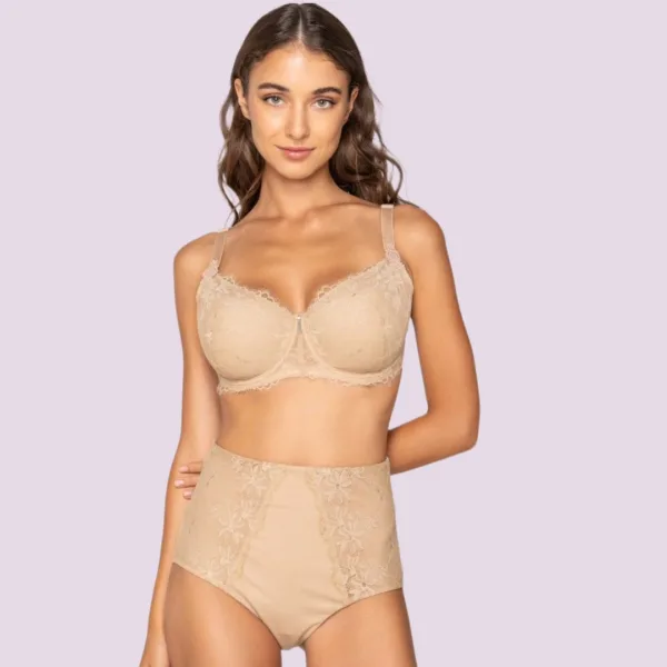 Luna Γυναικείο Μπεζ Λαστέξ Σύσφιξης Shaper high waist Maxi ιδανικό για κοιλιά & ανόρθωση 25502 Beige