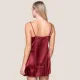 Luna Prestige Chemise Γυναικείο Σατέν Sexy Νυχτικό Πολυτελείας Μπορντώ με μαύρες λεπτομέρειες 82000 Luna Prestige Chemise Γυναικείο Σατέν Sexy Νυχτικό Πολυτελείας Μπορντώ με μαύρες λεπτομέρειες 82000