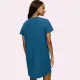Triumph Nightdresses NDK X O1 γυναικείο κοντομάνικο νυχτικό απο 100% οργανικό βαμβάκι Μπλέ Ρουά 10222566-OOCG Triumph Nightdresses NDK X O1 γυναικείο κοντομάνικο νυχτικό απο 100% οργανικό βαμβάκι Μπλέ Ρουά 10222566-OOCG