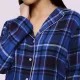 Triumph Boyfriend NDW 01 X Checks Γυναικείo Νυχτικό Μπλέ καρώ με κουμπιά 10225061 Μ008 Οργανικό βαμβάκι Triumph Boyfriend NDW 01 X Checks Γυναικείo Νυχτικό Μπλέ καρώ με κουμπιά 10225061 Μ008 Οργανικό βαμβάκι