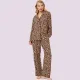 Aruelle Γυναικείο σετ πιτζάμας animal print 100% viscose πουκαμίσα με κουμπιά & παντελόνι με τσέπες Susan Dream with us 39.01.23.652