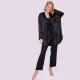 Aruelle Γυναικείο σετ πιτζάμας Viscose μαύρη πολυτελείας top & παντελόνι μακρύ Dominique Black Aruelle Γυναικείο σετ πιτζάμας Viscose μαύρη πολυτελείας top & παντελόνι μακρύ Dominique Black