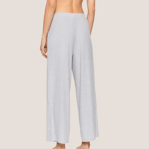 DKNY Γυναικεία χειμωνιάτικη Homewear Cozy Πιτζάμα Βαμβακερή Γκρί Ριπ YI2822501 DKNY Γυναικεία χειμωνιάτικη Homewear Cozy Πιτζάμα Βαμβακερή Γκρί Ριπ YI2822501