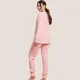 Jeannette Γυναικεία Χειμερινή Πιτζάμα Homewear με φανταστικό ρόζ χρώμα και Τρέσα V με χρυσές λεπτομέρειες 7770 Pink Jeannette Γυναικεία Χειμερινή Πιτζάμα Homewear με φανταστικό ρόζ χρώμα και Τρέσα V με χρυσές λεπτομέρειες 7770 Pink