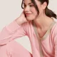 Jeannette Γυναικεία Χειμερινή Πιτζάμα Homewear με φανταστικό ρόζ χρώμα και Τρέσα V με χρυσές λεπτομέρειες 7770 Pink Jeannette Γυναικεία Χειμερινή Πιτζάμα Homewear με φανταστικό ρόζ χρώμα και Τρέσα V με χρυσές λεπτομέρειες 7770 Pink