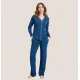 Jeannette Γυναικεία Χειμερινή Πιτζάμα Homewear με φανταστικό Μπλέ χρώμα και Τρέσα V με χρυσές λεπτομέρειες 7938 Blue Jeannette Γυναικεία Χειμερινή Πιτζάμα Homewear με φανταστικό Μπλέ χρώμα και Τρέσα V με χρυσές λεπτομέρειες 7938 Blue