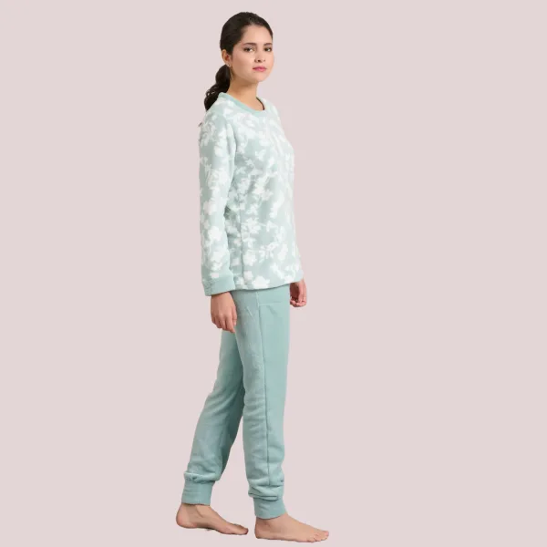 Jeannette Γυναικεία Πυτζάμα Χειμερινή Fleece Βεραμάν 7970 Jeannette Γυναικεία Πυτζάμα Χειμερινή Fleece Βεραμάν 7970