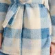 Jeannette Γυναικεία Ρόμπα Fleece Ζεστή Με Καρό Μπλέ Μπέζ 7967 Jeannette Γυναικεία Ρόμπα Fleece Ζεστή Με Καρό Μπλέ Μπέζ 7967