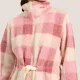 Jeannette Γυναικεία Fleece Ρόμπα με Φερμουάρ Καρό Ρόζ 7968 Jeannette Γυναικεία Fleece Ρόμπα με Φερμουάρ Καρό Ρόζ 7968