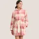 Jeannette Γυναικεία Fleece Ρόμπα με Φερμουάρ Καρό Ρόζ 7968 Jeannette Γυναικεία Fleece Ρόμπα με Φερμουάρ Καρό Ρόζ 7968
