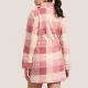 Jeannette Γυναικεία Fleece Ρόμπα με Φερμουάρ Καρό Ρόζ 7968 Jeannette Γυναικεία Fleece Ρόμπα με Φερμουάρ Καρό Ρόζ 7968