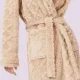 Aruelle Γυναικεία Ζεστή Ρόμπα Απαλή Fleece Πολυτελείας με κουκούλα Beige Odette Bathrobe 39.01.23.692