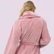 Aruelle Vea Bathrobe Γυναικεία Ρόμπα Πολυτελείας με ζώνη ρόζ 39.01.23.902