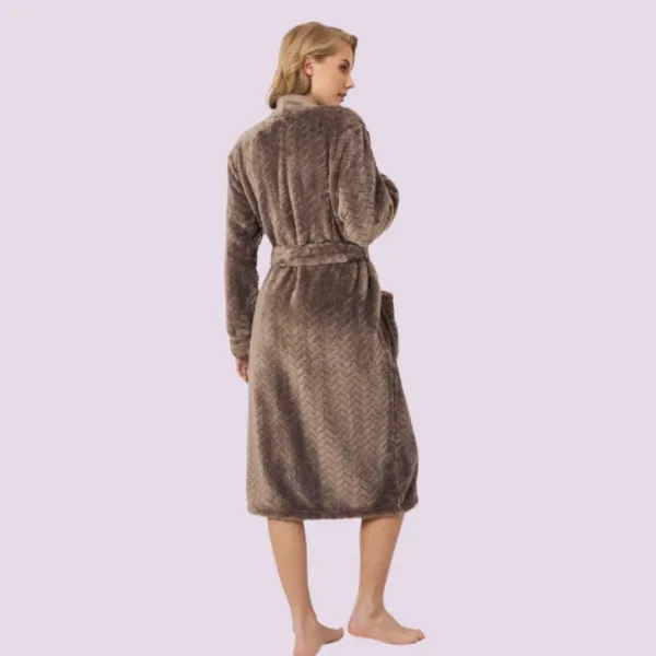 ARUELLE Bathrobe brown Γυναικεία Ρόμπα Καφέ Mable ARUELLE Bathrobe brown Γυναικεία Ρόμπα Καφέ Mable
