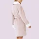 Aruelle Γυναικεία Χειμερινή Ρόμπα Ροζ Pink χοντρή fleece βελουτέ Πολυτελείας με ζώνη & τσέπες Nora Bathrobe 