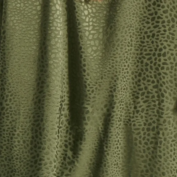 Milena by Paris Γυναικείο σατέν Ρόμπα χακί λαδί  δώρο Ιδανική για δώρο 005369 Robe