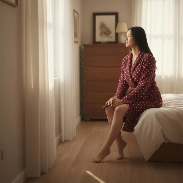 Asel Γυναικεία Χειμερινή Ρόμπα δετή μπορντώ fleece 8191 Bordeaux