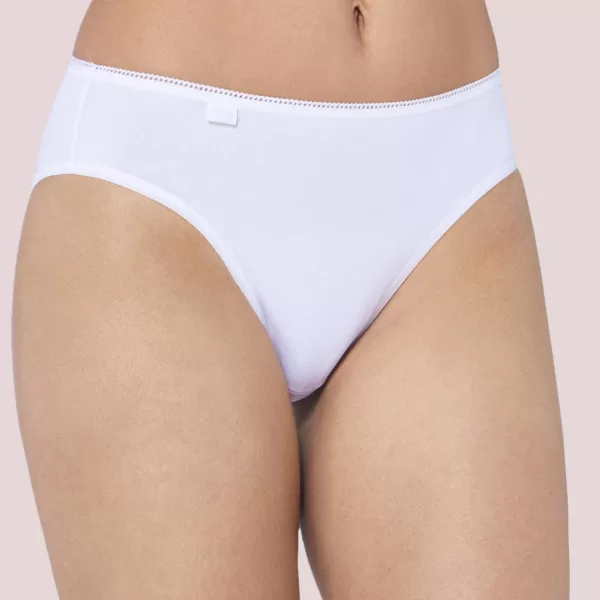 Sloggi 24/7 Cotton Tai Βαμβακερό Σλιπ 3 Τμχ Λευκό 10167192-0003/03
