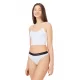 Cottonhill Γυναικείο Βαμβακερό Στρίνγκ String μe λάστιχο Λευκό με μαύρο λάστιχο CH0622 Cottonhill Γυναικείο Βαμβακερό Στρίνγκ String μe λάστιχο Λευκό με μαύρο λάστιχο CH0622