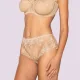 Luna Venus Γυναικείο Μπεζ εσώρουχο με δαντέλα hipster brief 25501 Beige