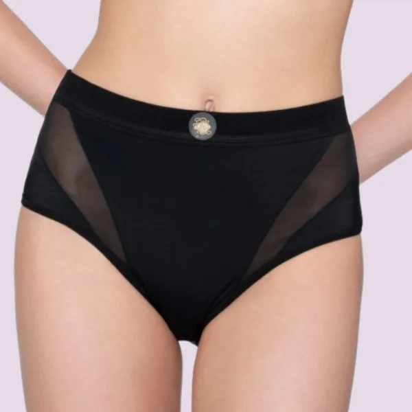 Luna Γυναικείο Μαύρο brief Flex Pro sporty εσώρουχο shaper ψηλόμεσο 5302 