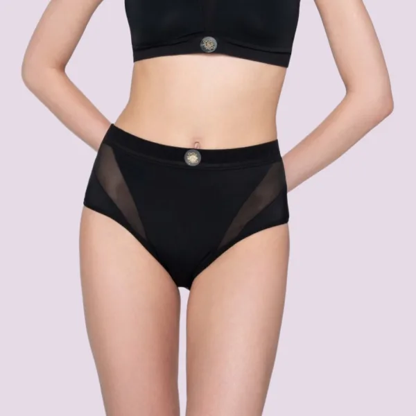 Luna Γυναικείο Μαύρο brief Flex Pro sporty εσώρουχο shaper ψηλόμεσο 5302 