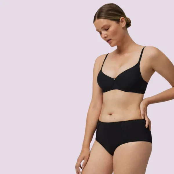 Ysabel Mora Microfibre Γυναικείο Σλιπ Μαύρο 19633 Black  Braga Panty