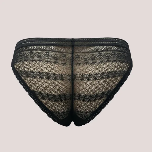 Ysabel Mora γυναικείο εσώρουχο Lace Mini Panty Σλίπ Μαύρο με δαντέλα πολυτελείας 19677